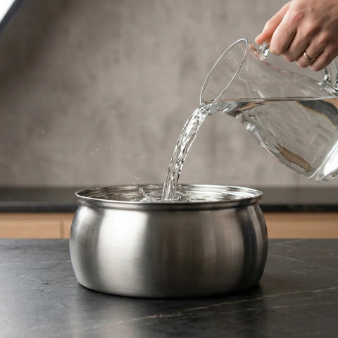 FeedoraPet™ Elevated Stainless Steel Dog & Cat Bowl Set | Vet-Recommended Raised Pet Feeding Station