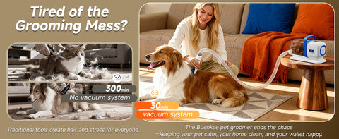 Feedorapet™ Dog Grooming Kit with Vacuum