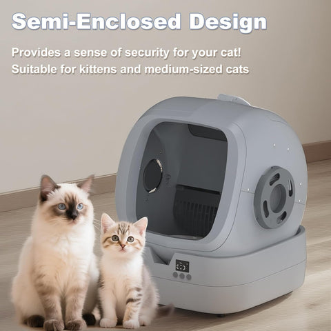 FeedoraPet™ Automatic Self-Cleaning Cat Litter Box with App Control