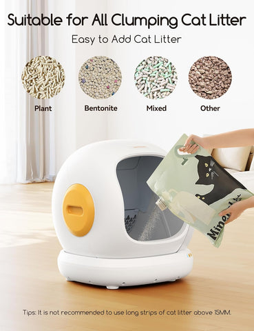 FeedoraPet Self-Cleaning Cat Litter Box – Smarter, Safer &amp; Cleaner Cat Care