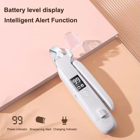 FeedoraPet™ PawPerfect Pro – 2-in-1 LED Pet Nail Trimmer & Grinder | Safe, Quiet & Stress-Free Grooming