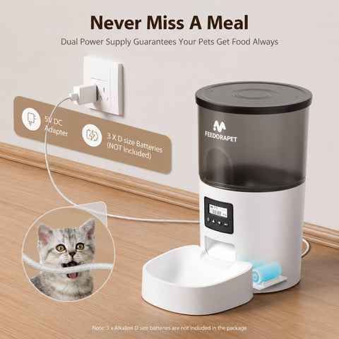 FeedoraPet™ Automatic Pet Feeder